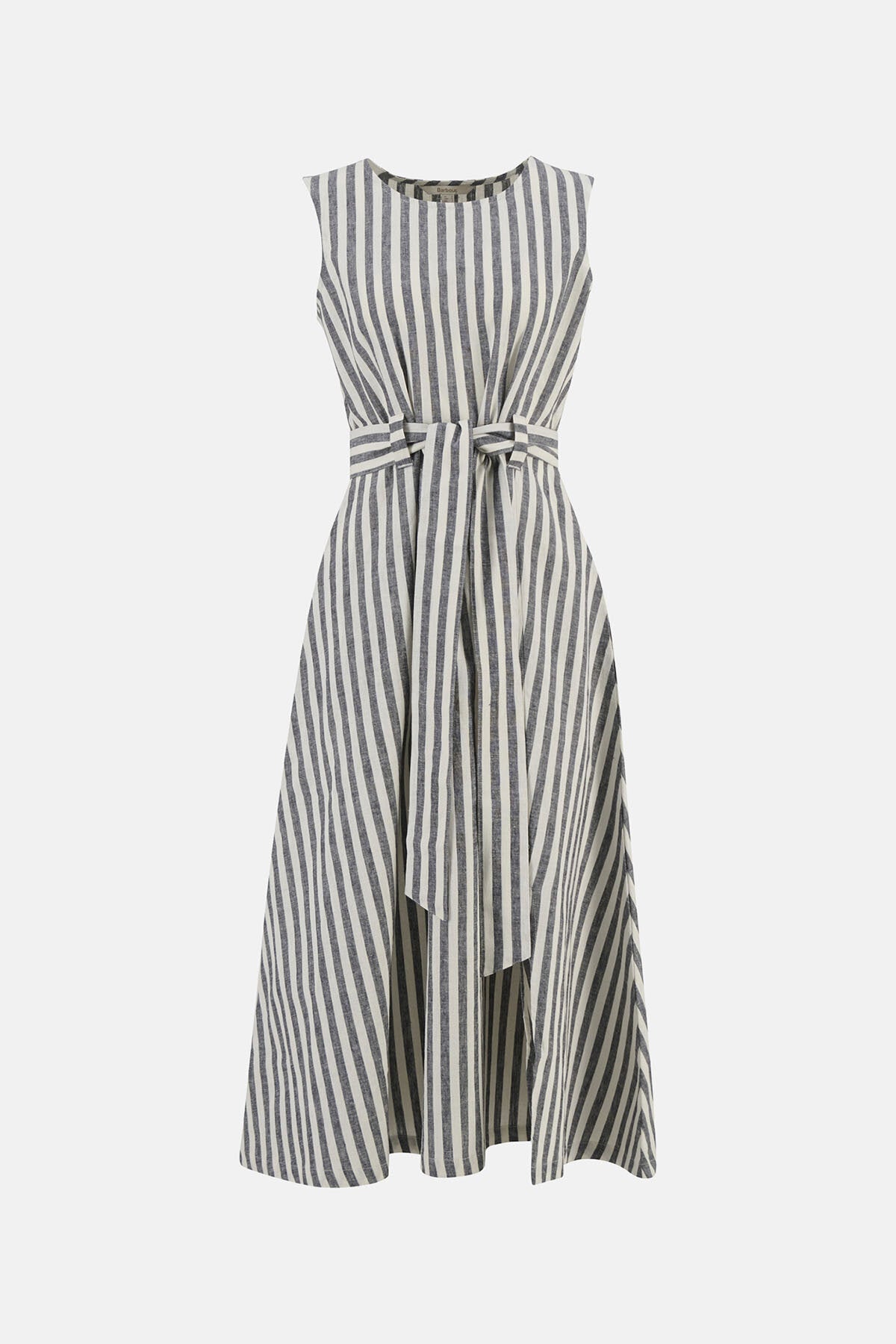 Inez Striped Midi Dress