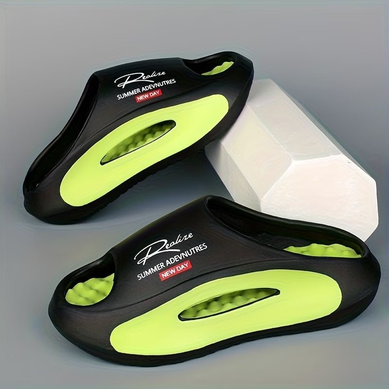 Men’s Thick-Sole Non-Slip Cloud Comfort Slide Sandals