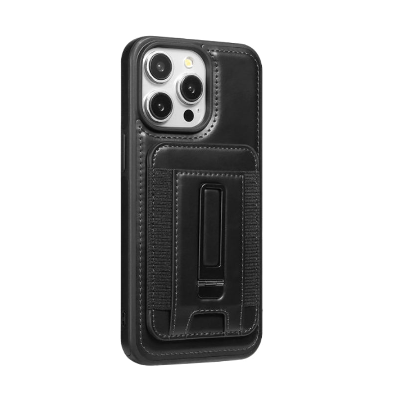 Leather Magnetic Card Holder Phone Case