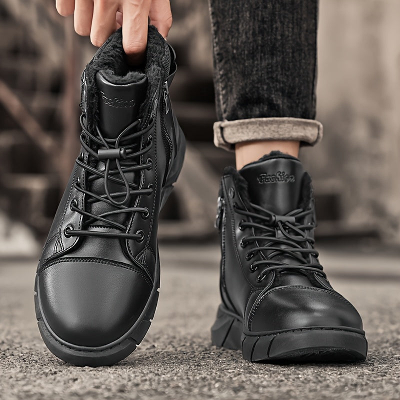 Men's Casual Versatile Genuine Leather Martin Boots