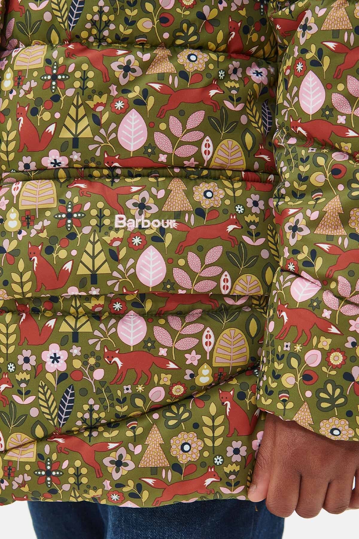 Girls Bracken Printed Quilted Jacket