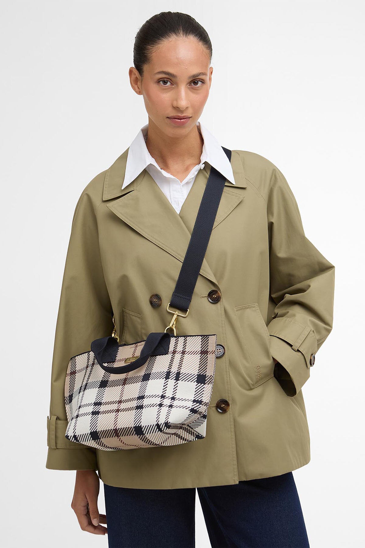 Layla Tartan Mini Tote Bag