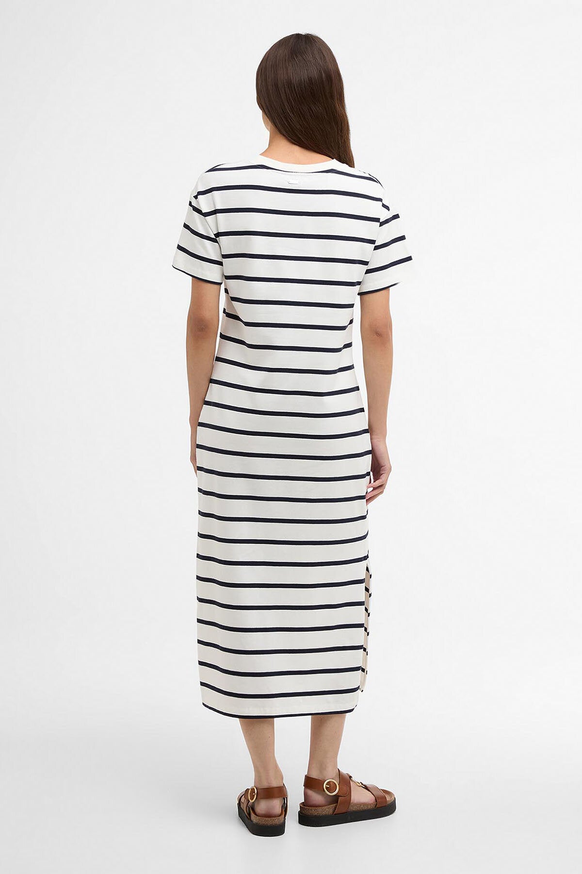Selena Striped Midi Dress