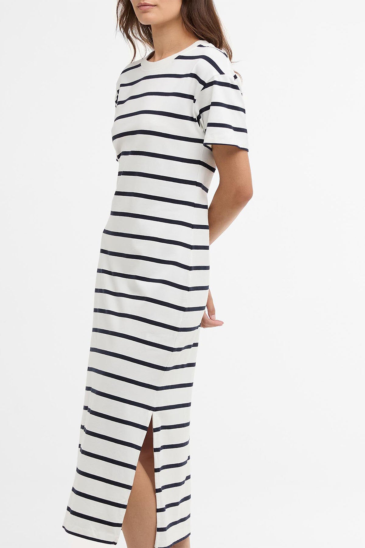 Selena Striped Midi Dress