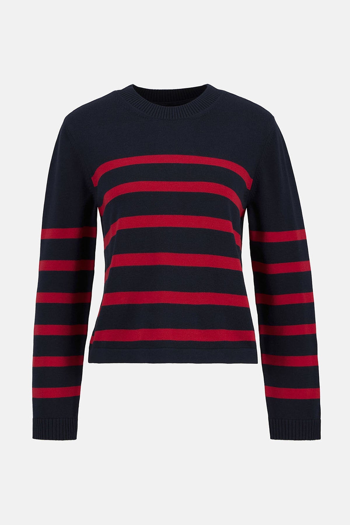 Fern Striped Crew Neck Jumper