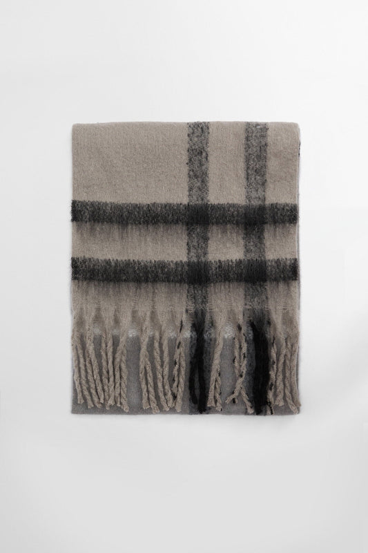 Isla Tartan Bouclé-Schal