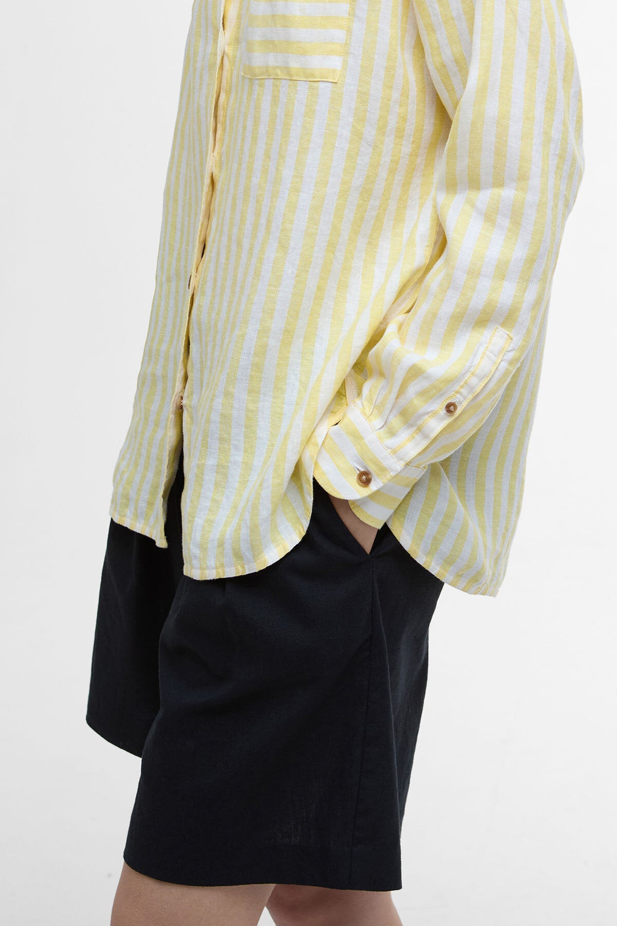 Annie Striped Linen Shirt