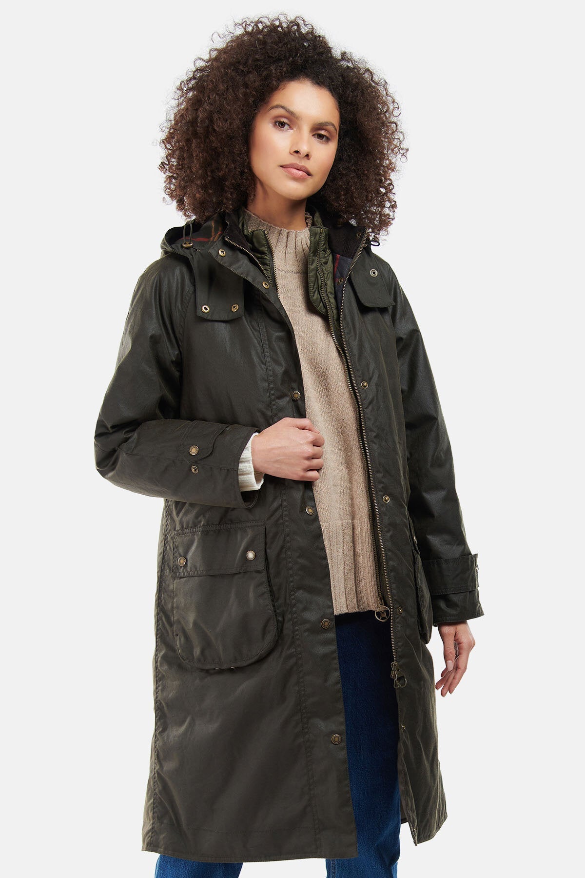 Long Cannich Wax Jacket