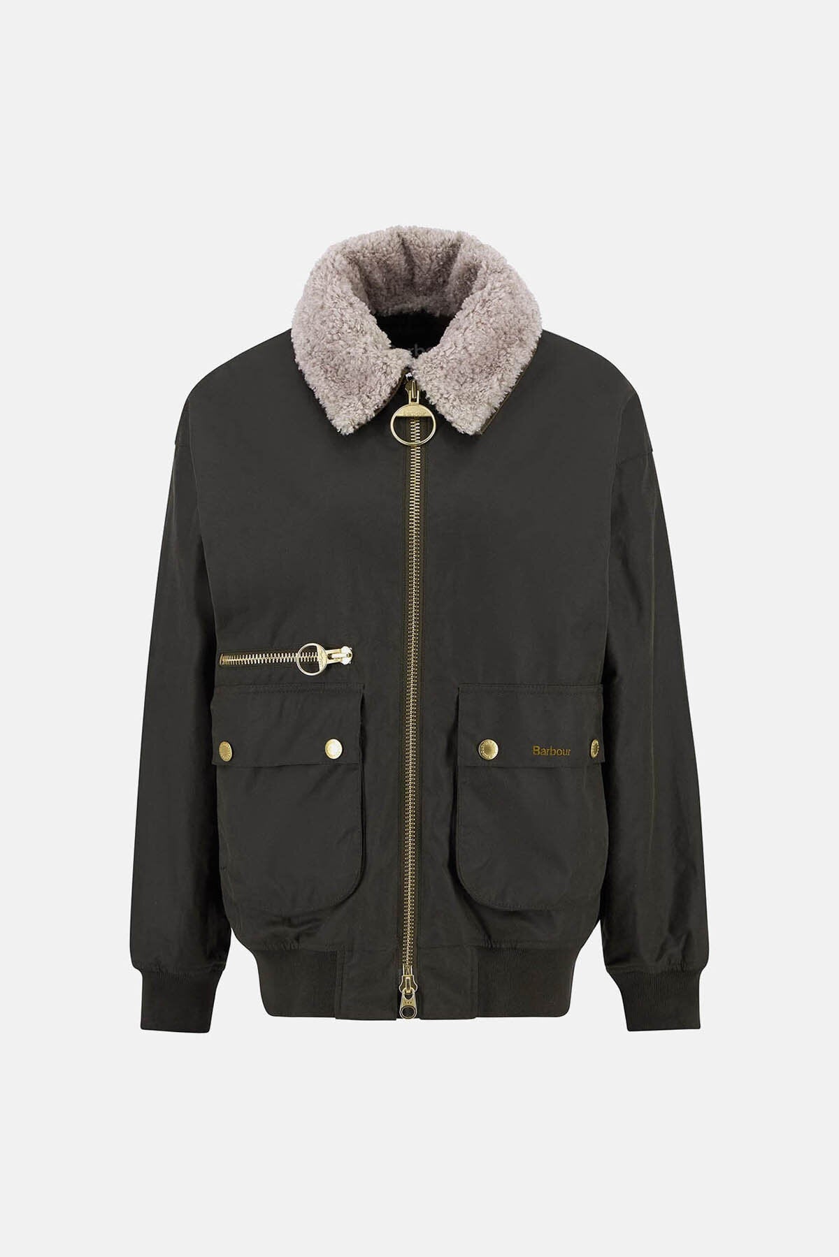 Maxine Waxed Bomber Jacket