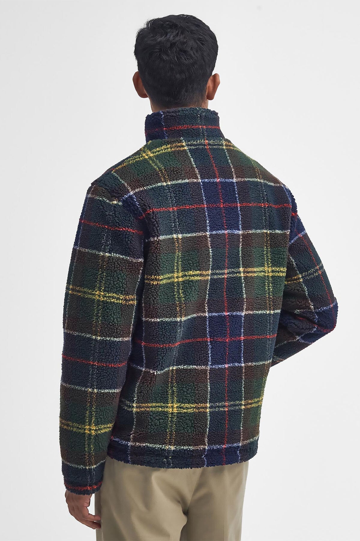 Tartan Fleece Zip Through