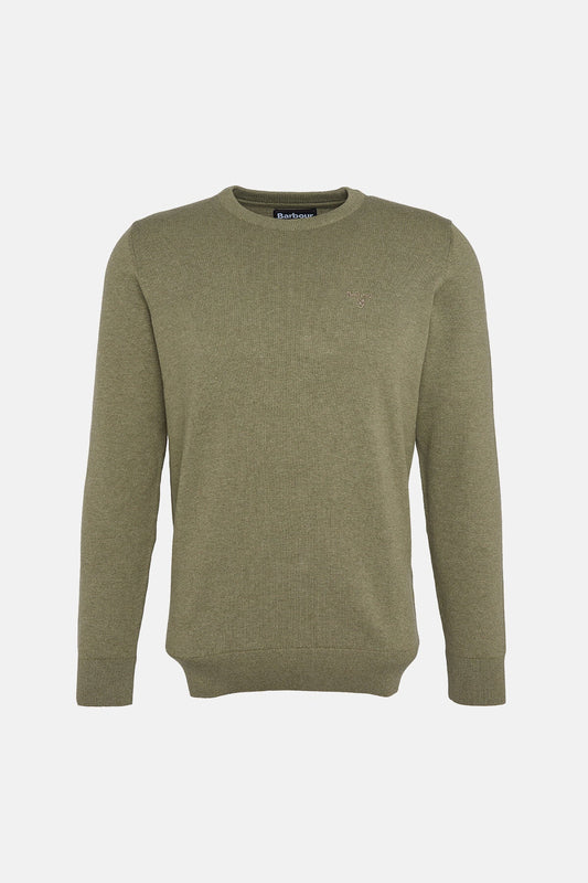 Pullover aus Pima-Baumwolle mit Rundhalsausschnitt