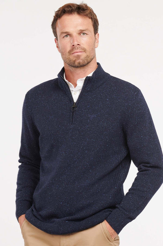 Essential Tisbury Strickpullover mit halbem Reißverschluss