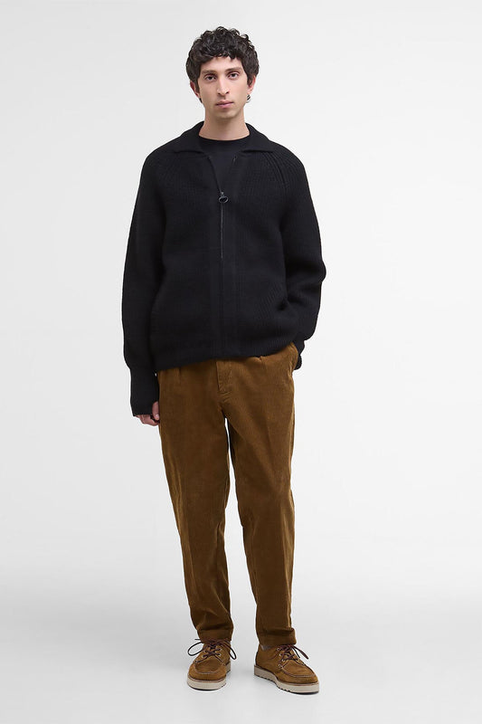 Garthman Strickpullover mit Reißverschluss