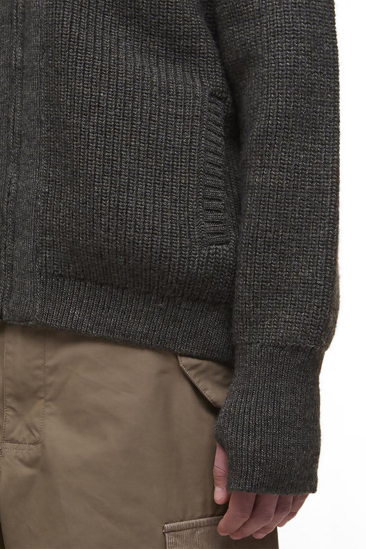 Garthman Strickpullover mit Reißverschluss