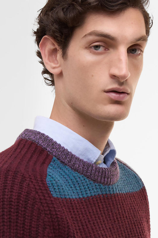 Paul Smith liebt Multi Striped Crew Neck Jumper