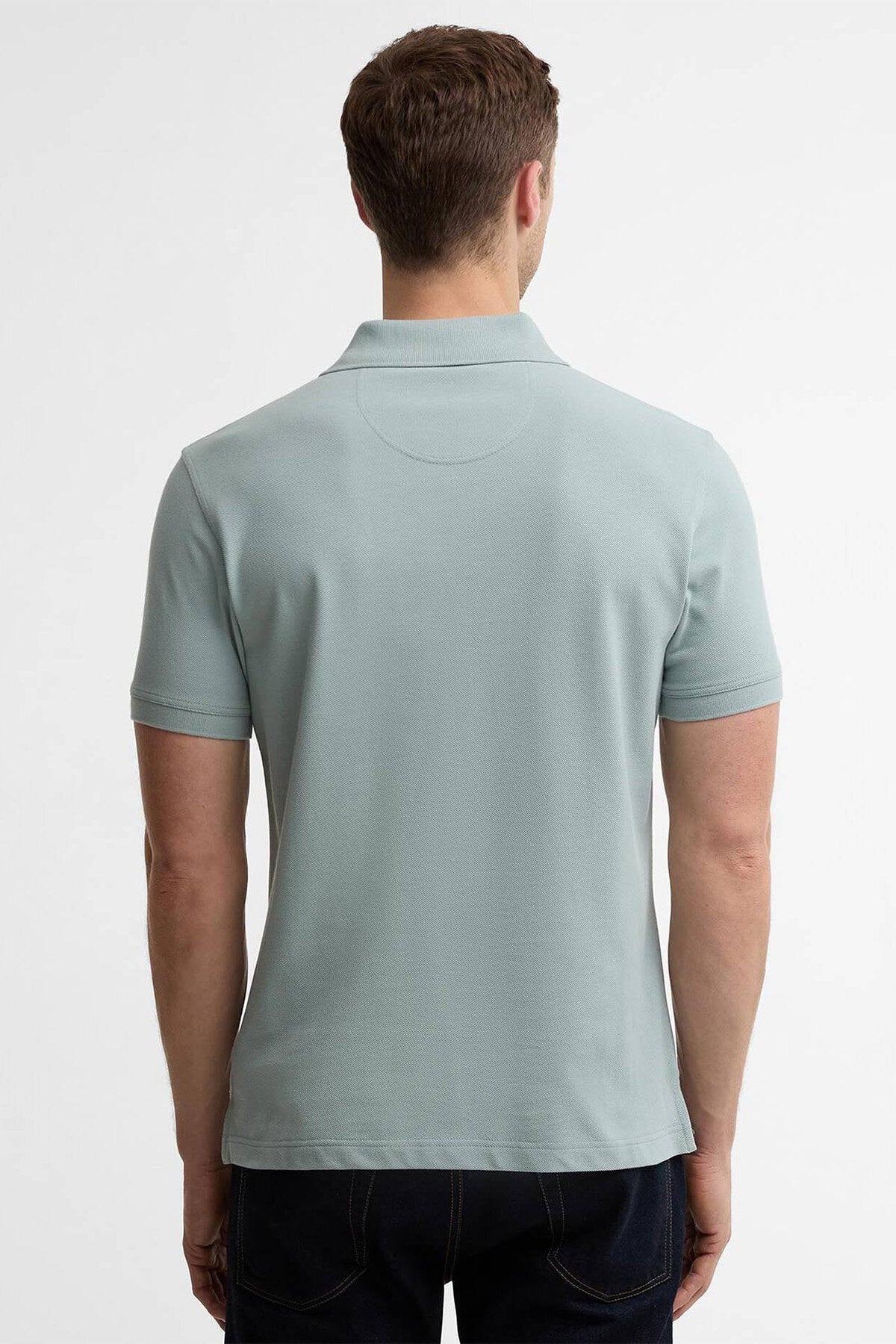 Tartan Pique Tailored Polo Shirt