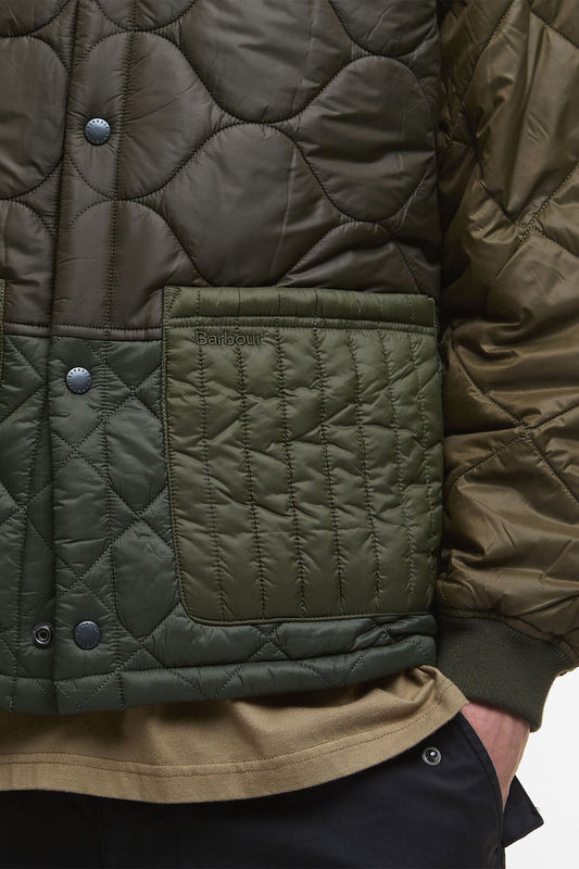 Gesteppte Cording-Jacke