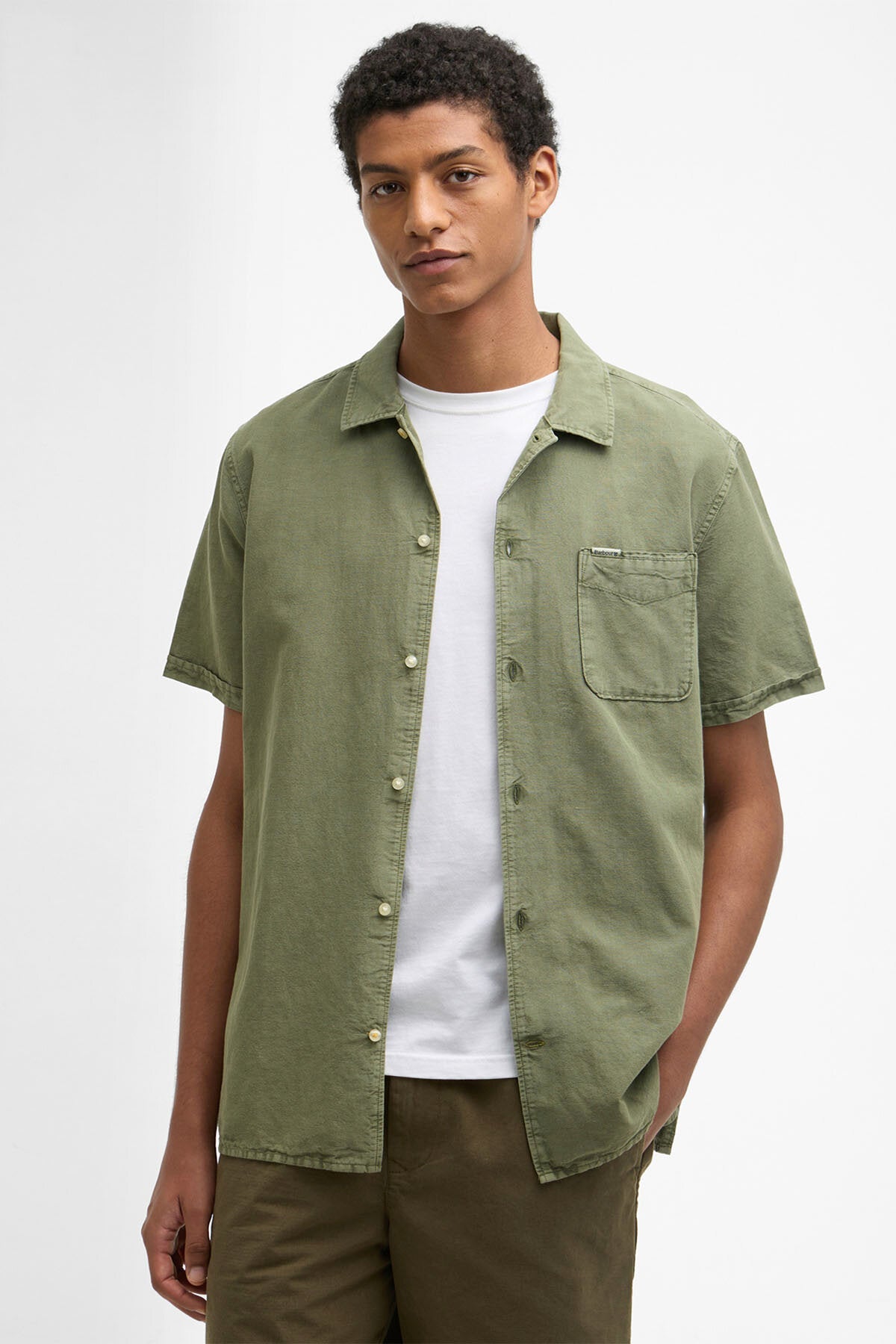 Landkey Overdyed Regular Short-Sleeved Shirt