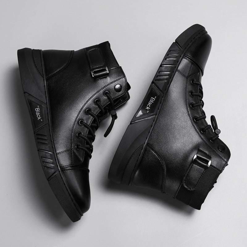 Men's Casual Versatile Genuine Leather Martin Boots
