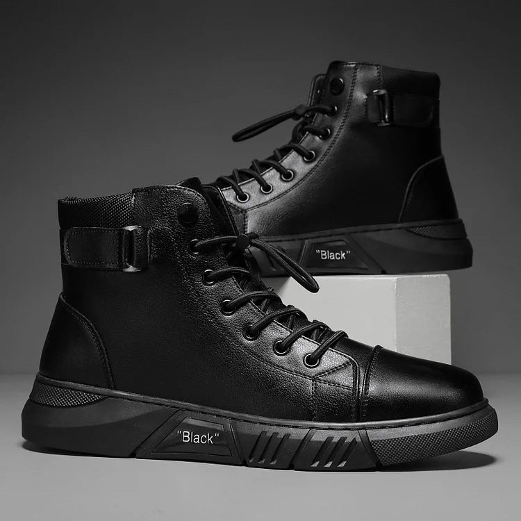 Men's Casual Versatile Genuine Leather Martin Boots